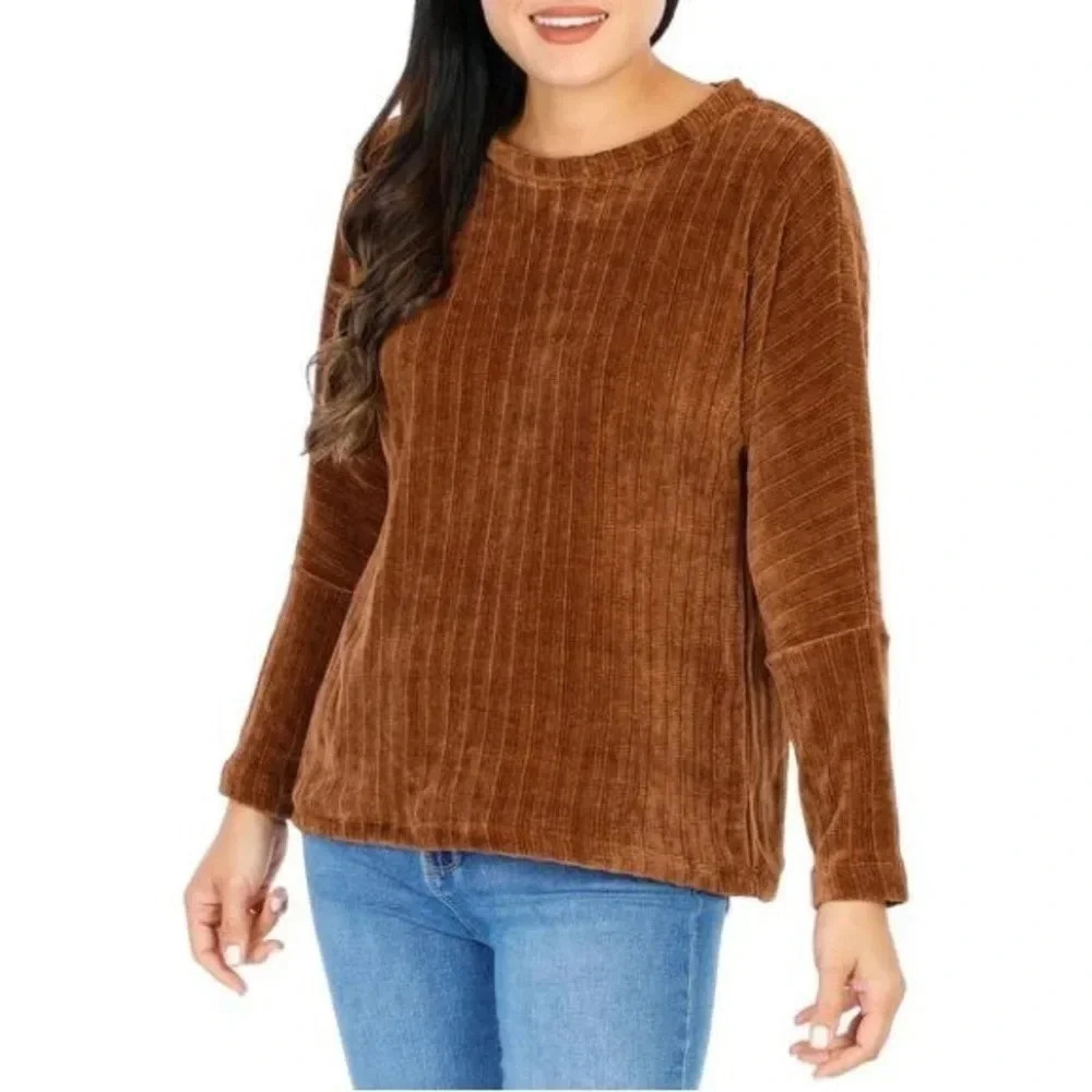 NWT Nordstrom Chenille Women’s Rib Knit Top XS